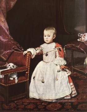  Infant Oil Painting - Infante Philip Prosper portrait Diego Velazquez